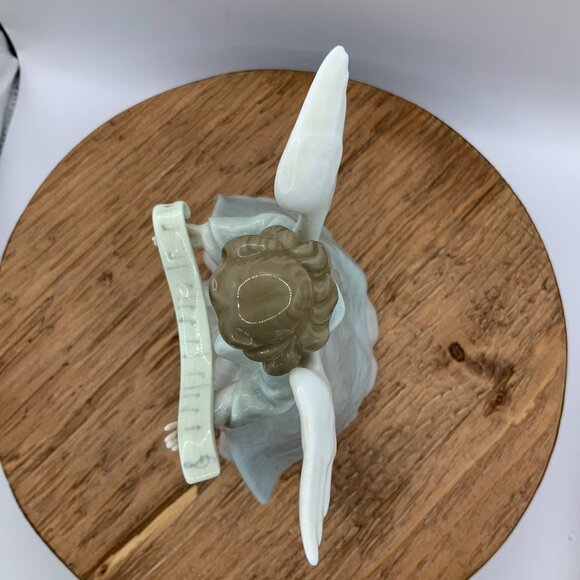 Lladro Vintage 1991 Christmas Angel Tree Topper Porcelain Figurine - Picture 7 of 10